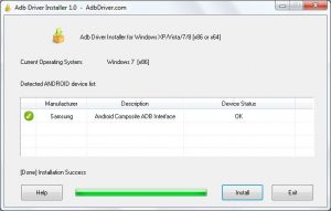 adb interface driver windows 10 64 bit