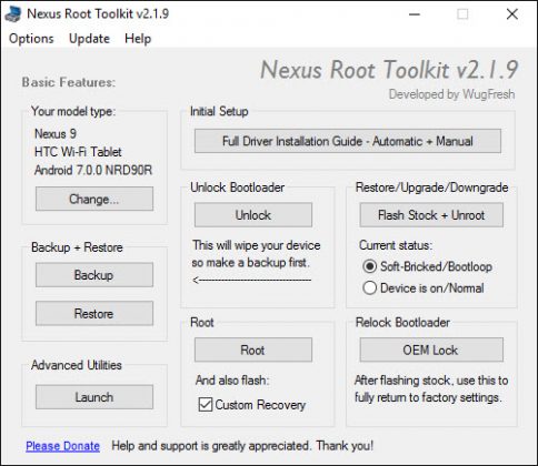 Download Nexus Root Toolkit v2.1.9 (2020) for Windows 7/8/10 - MyGSMTech